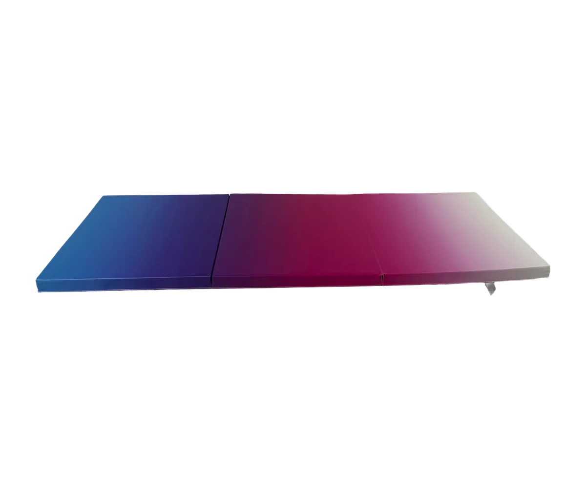 Three-Fold Gymnastics Mat, Gradient Colour (TSM-001)