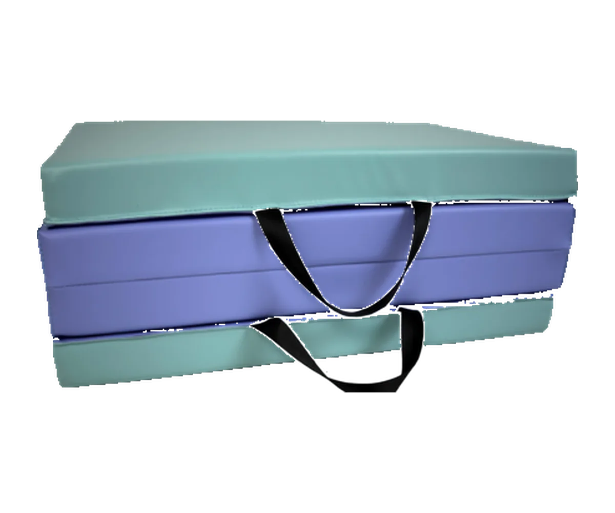Four-Fold Gymnastics Mat, Colour Block (TSM-007)