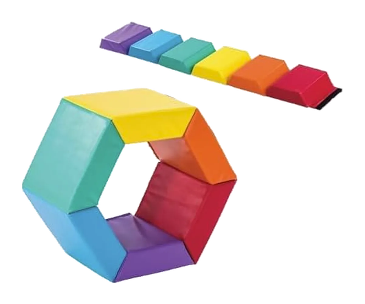 Hexagon Foam Vaulting Box (TSM-013)