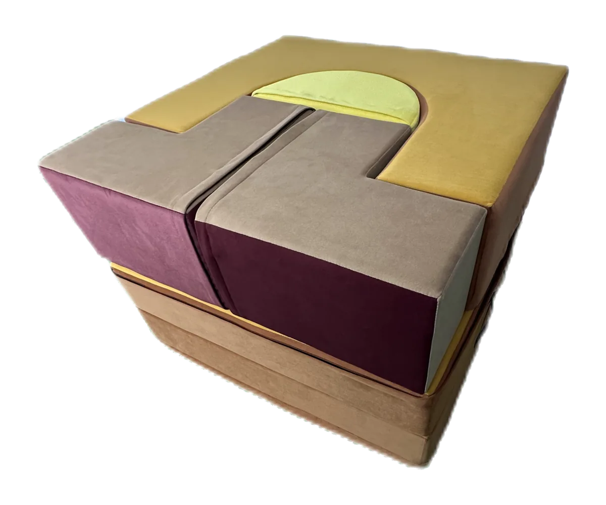 Velvet Sensory Play Set with Folding Mat (TSS-012)